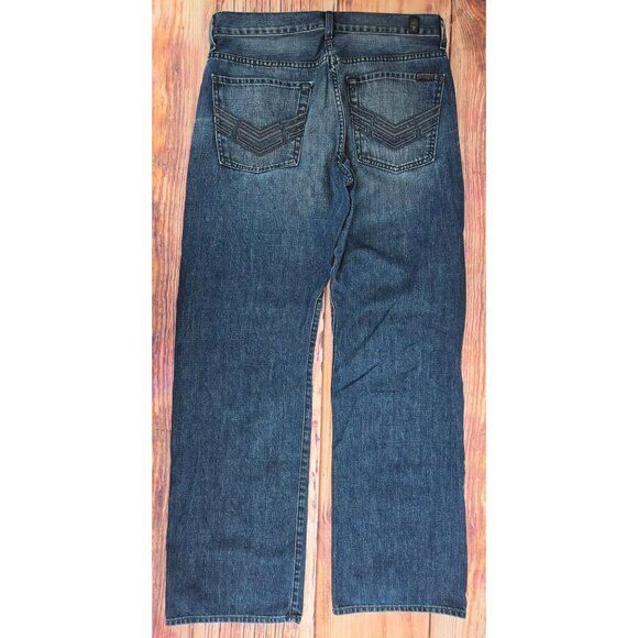 7 For All Mankind Mens Relaxed Fit Jeans 32x34 Blue Denim - Picture 2 of 9